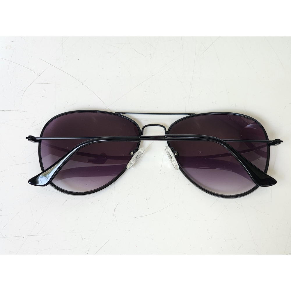 DIFF Eyewear Cruz Aviator Sunglasses Black Purple Gradient Lens FF-BKGG-6 Case - Picture 7 of 7